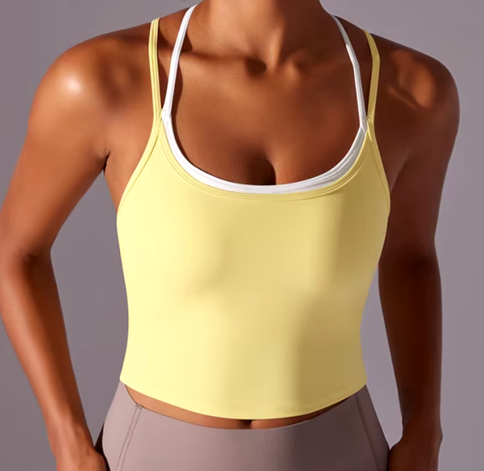 Comfort Yoga Double Strap Top