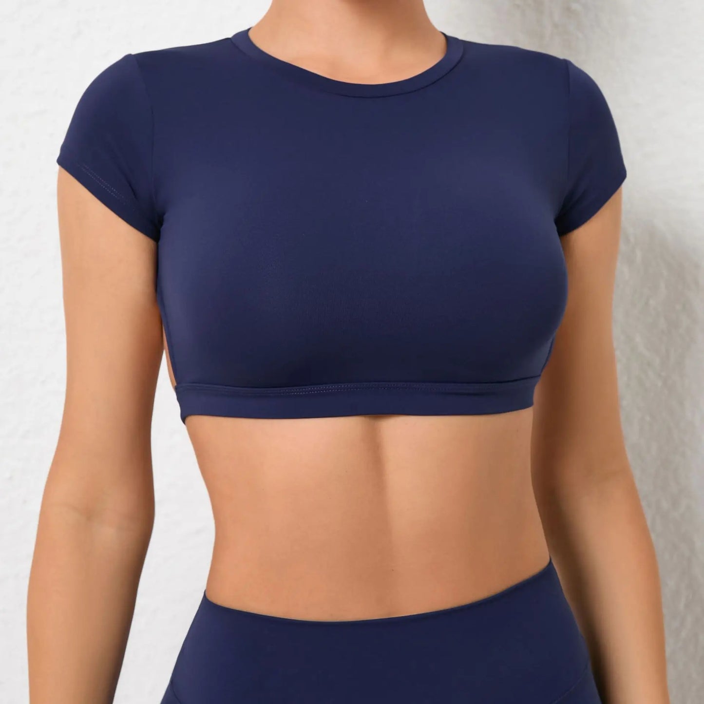 Freedom Backless Crop Top Shirt